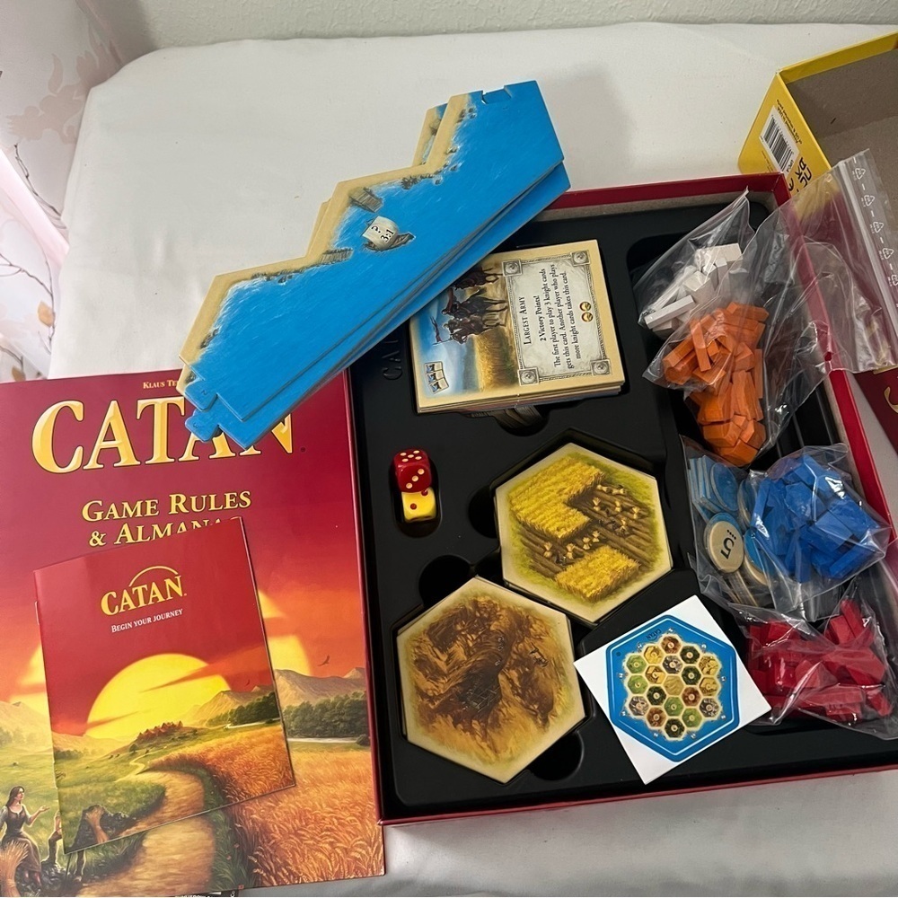 CATAN Board Game Journey of Discovery and Trade Civilization Building Strategy
